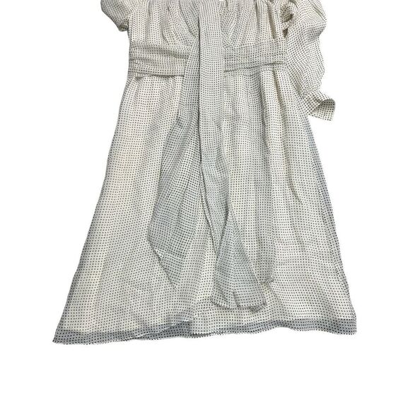 Burberry London England Dresse Silk Polka Dot bow neck sz 38 US 4 - Picture 8 of 16
